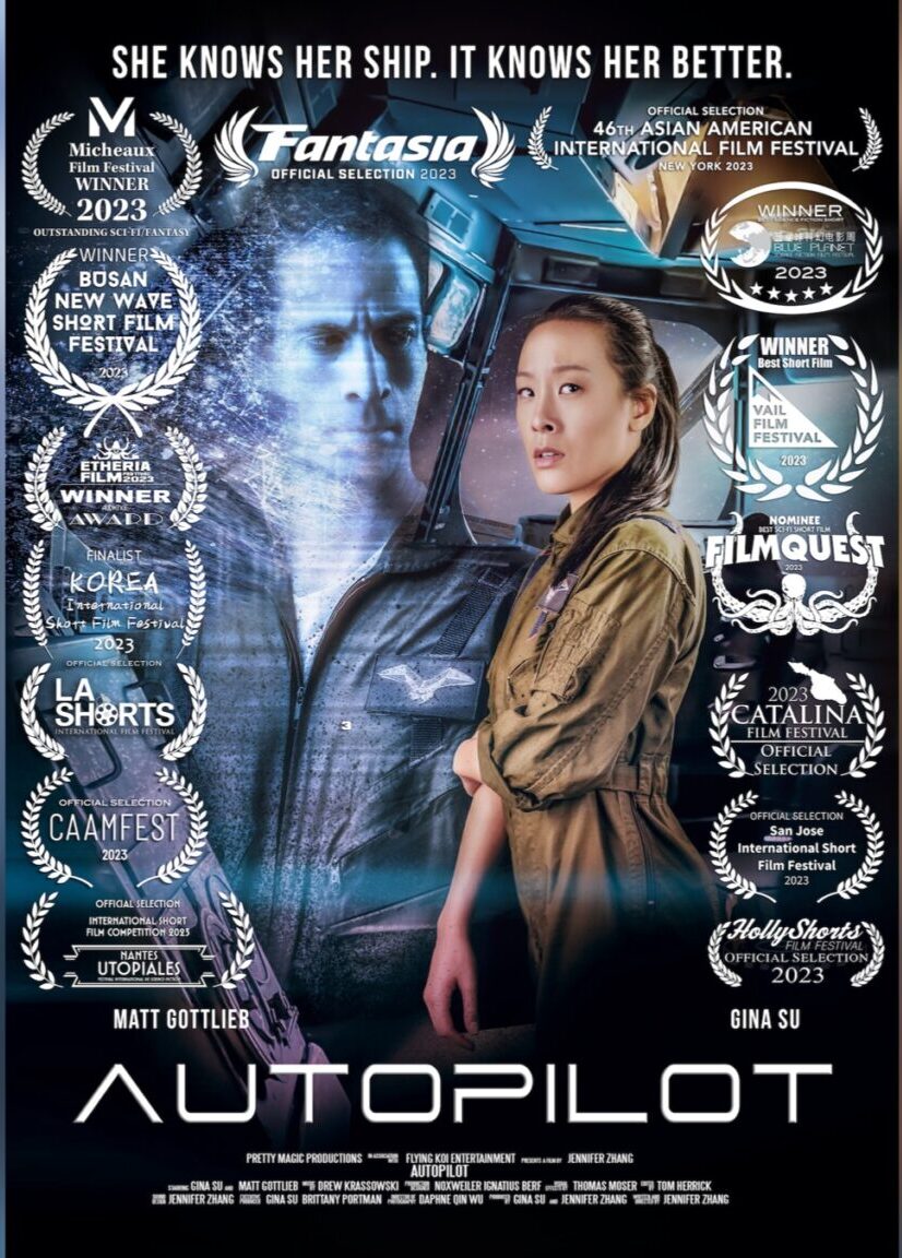 Jennifer Zhang, writer, director, and co-producer of the award-winning sci-fi short Autopilot