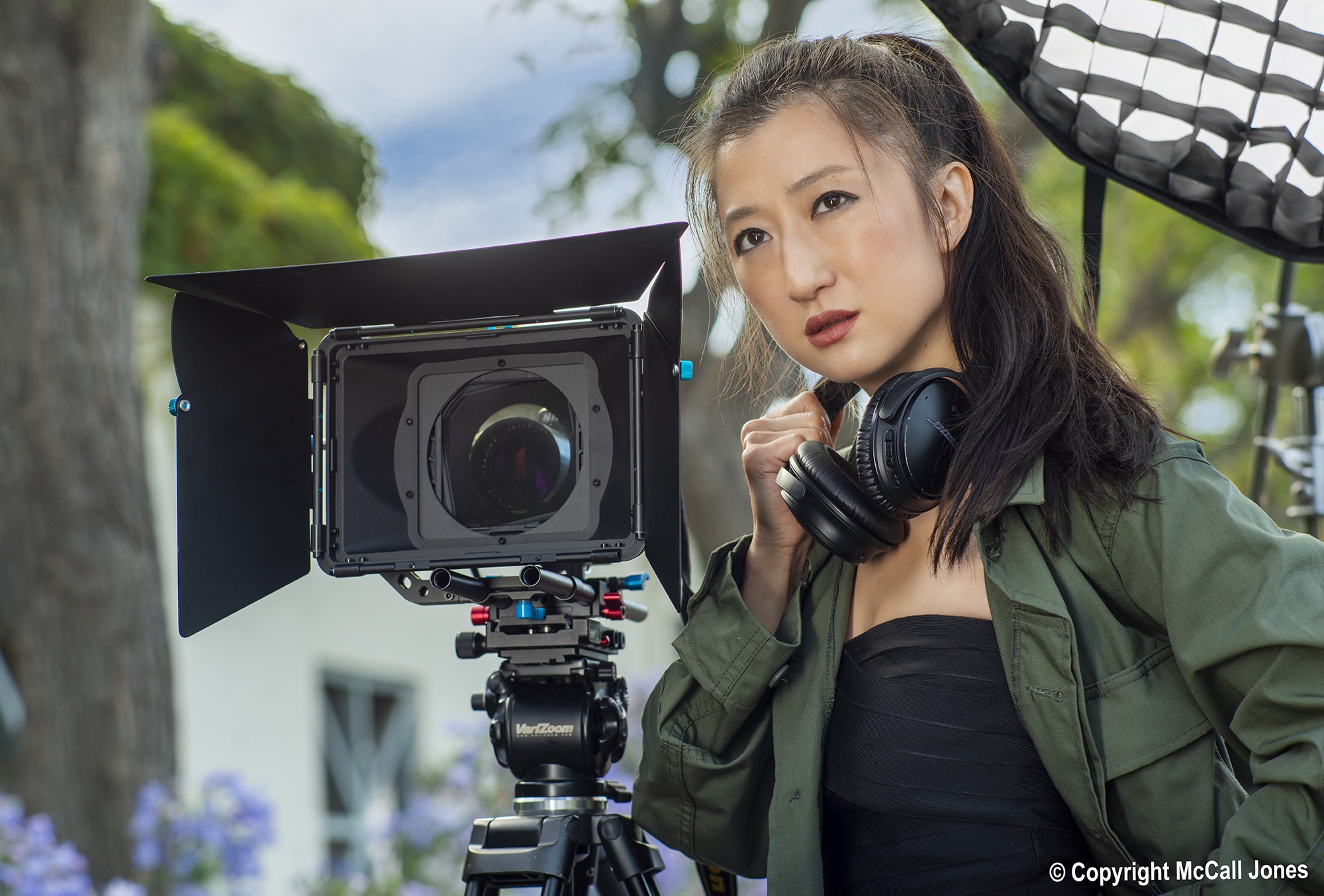 Multi-faceted filmmaker (actor, director, screenwriter, producer) Jennifer Zhang. Photo by McCall Jones