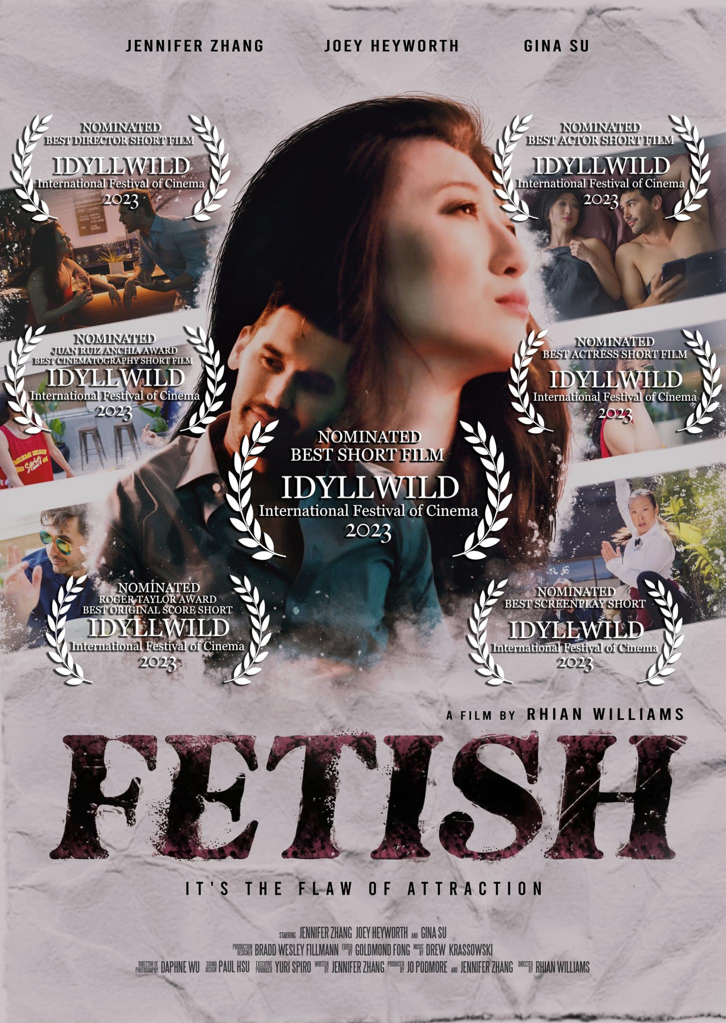 Fetish, an Oscar-qualified short comedy starring Jennifer Zhang
